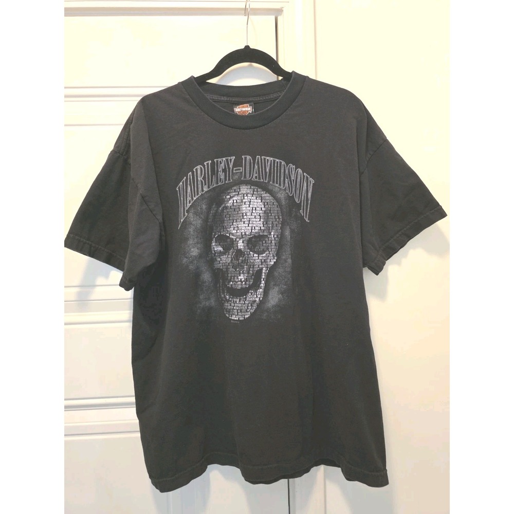 Harley Davidson Southern Devil Shirt Size XL Black Cartersvill GA Made In USA